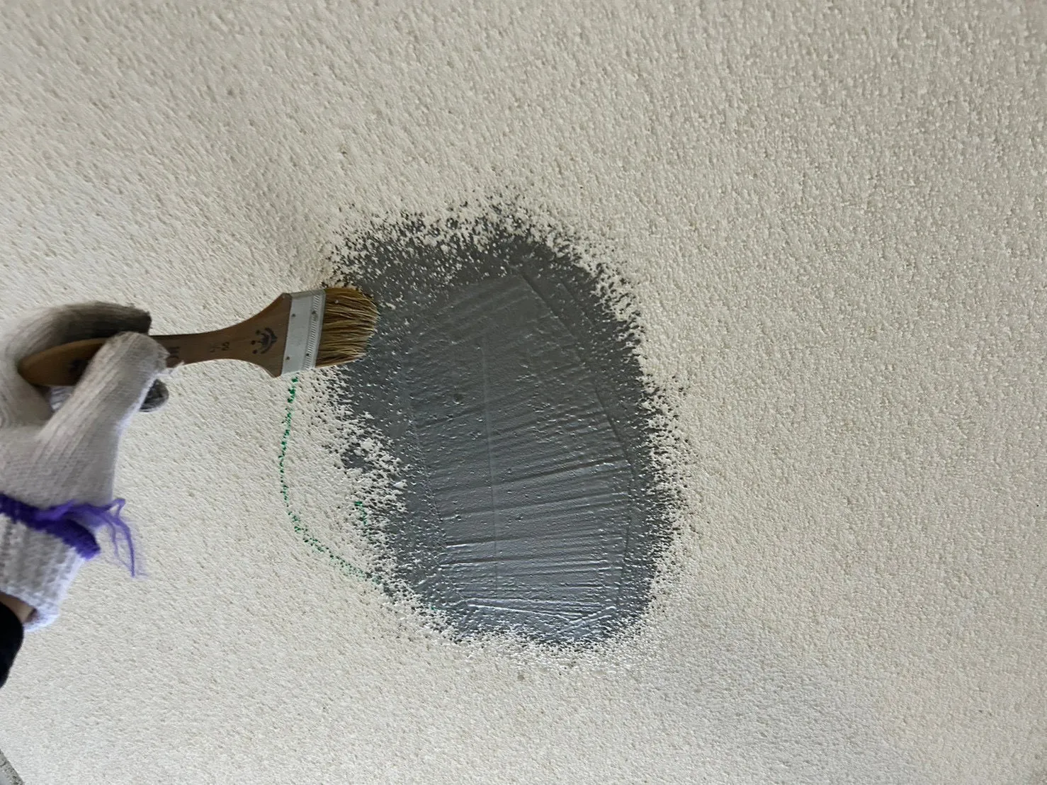 外壁下地工事の施工写真 2枚目
